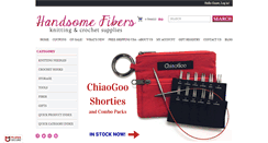 Desktop Screenshot of handsomefibers.com